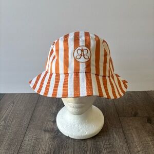 Anastasia Beverly Hills Orange and White Striped Hat